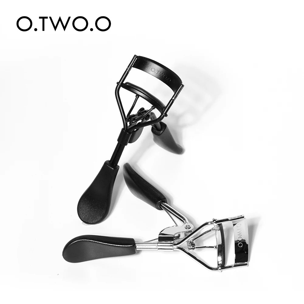 O.TWO.O Handle Eyelash Curler Eye Lashes Curling Clip Eyelash Cosmetic Makeup Tools Accessories Black Silver Color