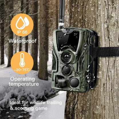 Cellular Mobile Hunting Camera 2G MMS SMTP SMS GSM 20MP1080P Infrared Wireless Night Vision Wildlife Hunting Trail Camera HC801M