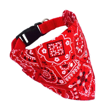 Adjustable Pet Dog Triangular Bandage Puppy Cat Scarf Bandana Collar Bibs Cat Neck Decor Dogs Cats Pets Accessories