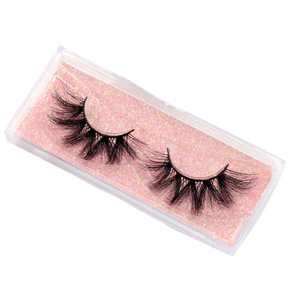 LEHUAMAO Makeup Mink eyelashes Soft fake lashes makeup kit Mink Lashes extension mink eyelashes Handmade Reusable Eyelashes