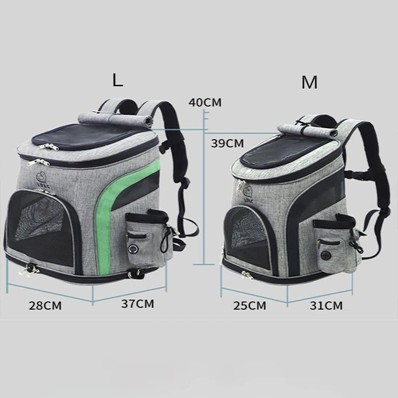 Pet Cat Carrier Bags Breathable Travel Outdoor Multifunction Backpack For Small Dogs Kitten Portable Shoulders Bag Cat Carrier