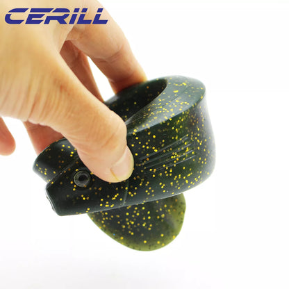 Cerill 70 g Paddle Tail Silicone Artificial Big Bait Soft Fishing Lure Jigging Wobblers Pike Bass Saltwater Swimbait 23.5 cm