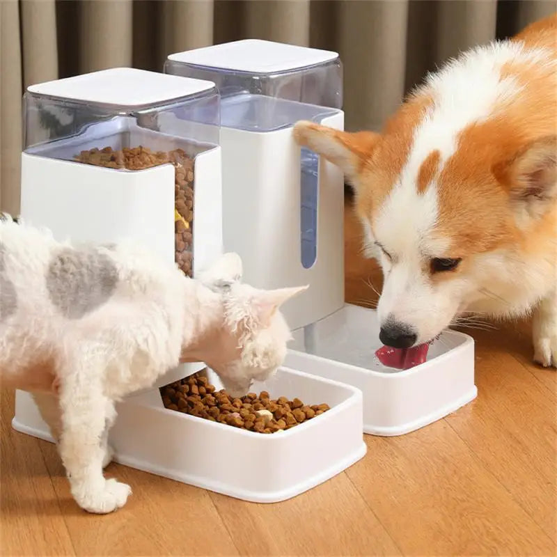 Pet Bowl Automatic Feeder Water Dispenser Dog Bowl Cat Bowl Pet Supplies Feeding Water Dispenser Dog Cat Accessories Pet Feeder