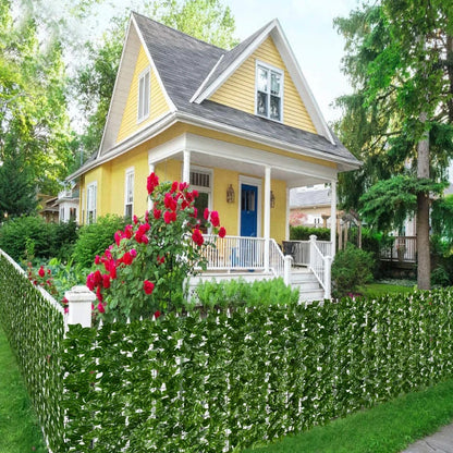 Artificial Ivy Fence Outdoor Garden Greenery Privacy Fences Panels Leaves Fence Yard & Garden Decors Backyard Hedge Decorations