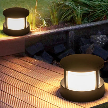 Waterproof LED Post Lamp Front Door Exterior Bollard Light Villa Garden Landscape Pillar Light Patio Pathway Lawn Lamps