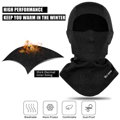 Winter Fleece Cycling Cap Hat Men Women Sport Scarf Balaclava Neck Warmer Windproof Ski Bicycle Motocycle Running Headwear