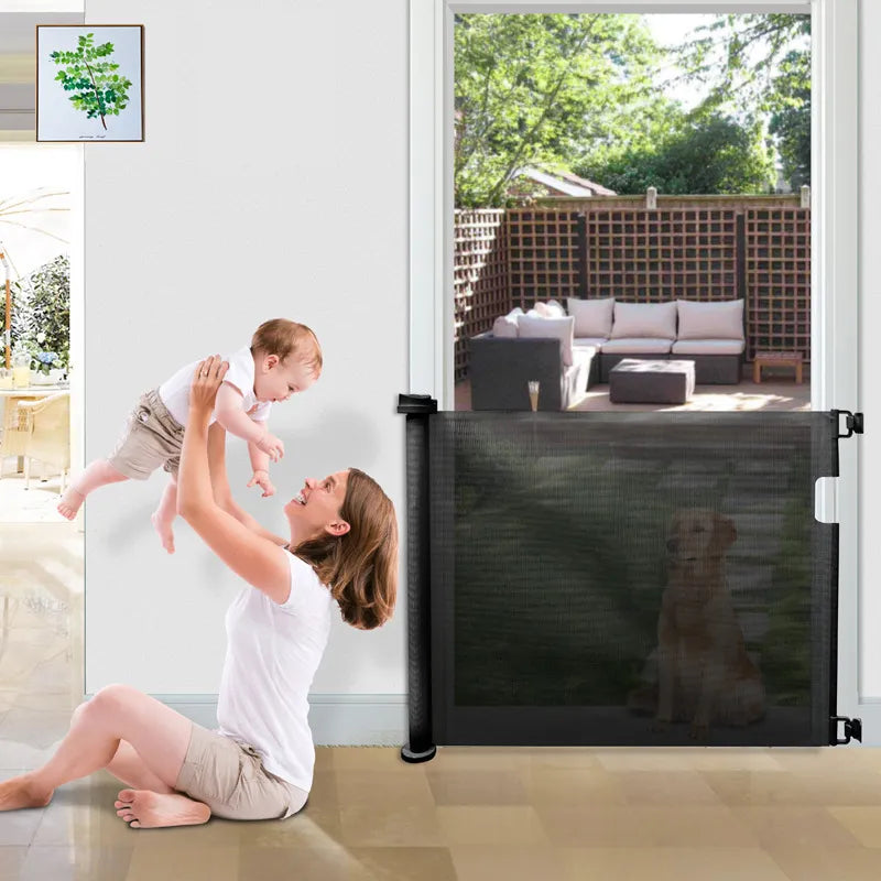 DD Children Detachable Protective Fence Indoor Staircase Entrance Baby Safe Gate Fence Pet Isolation Free Perforated Partition