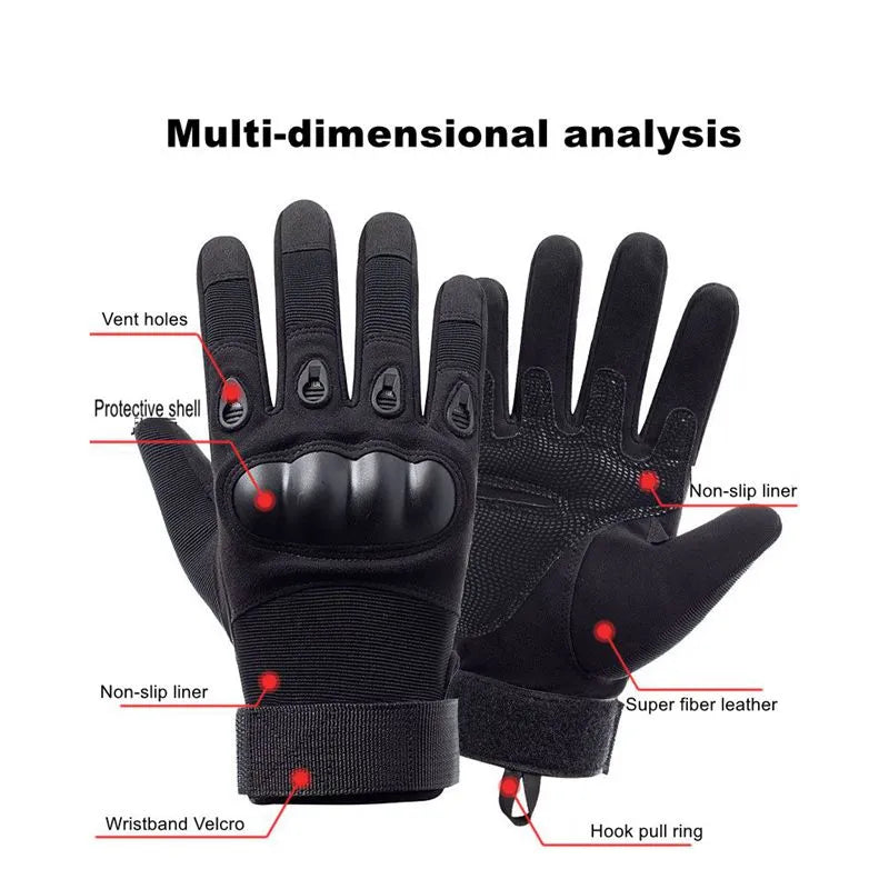 Outdoor Sports Motorcycle Army Fan Gloves Outdoor Tactical Gloves Cycling Gloves Sport Military Training Non-slip Fitness Glove