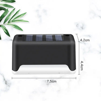 Outdoor Solar Light Stair Fence Lamp Garden Lighting Solar Panel Motion Sensor Lamp Outdoor Patio Floor Landscape Lighting Light