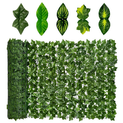 Artificial Ivy Fence Outdoor Garden Greenery Privacy Fences Panels Leaves Fence Yard & Garden Decors Backyard Hedge Decorations