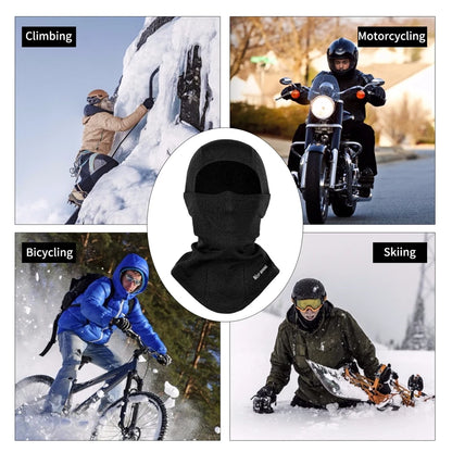 Winter Fleece Cycling Cap Hat Men Women Sport Scarf Balaclava Neck Warmer Windproof Ski Bicycle Motocycle Running Headwear