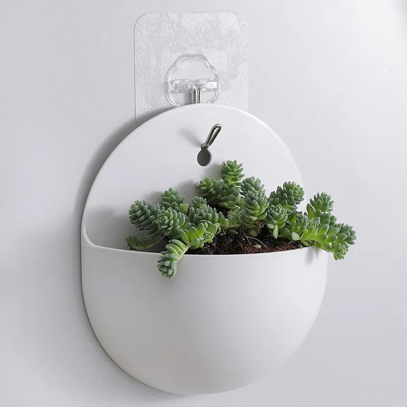 New Nordic Wall-hanging Flower Plants Pot Levitating Plant Vase Home Decoration Wall Storage Organizer Pots Home Accessories