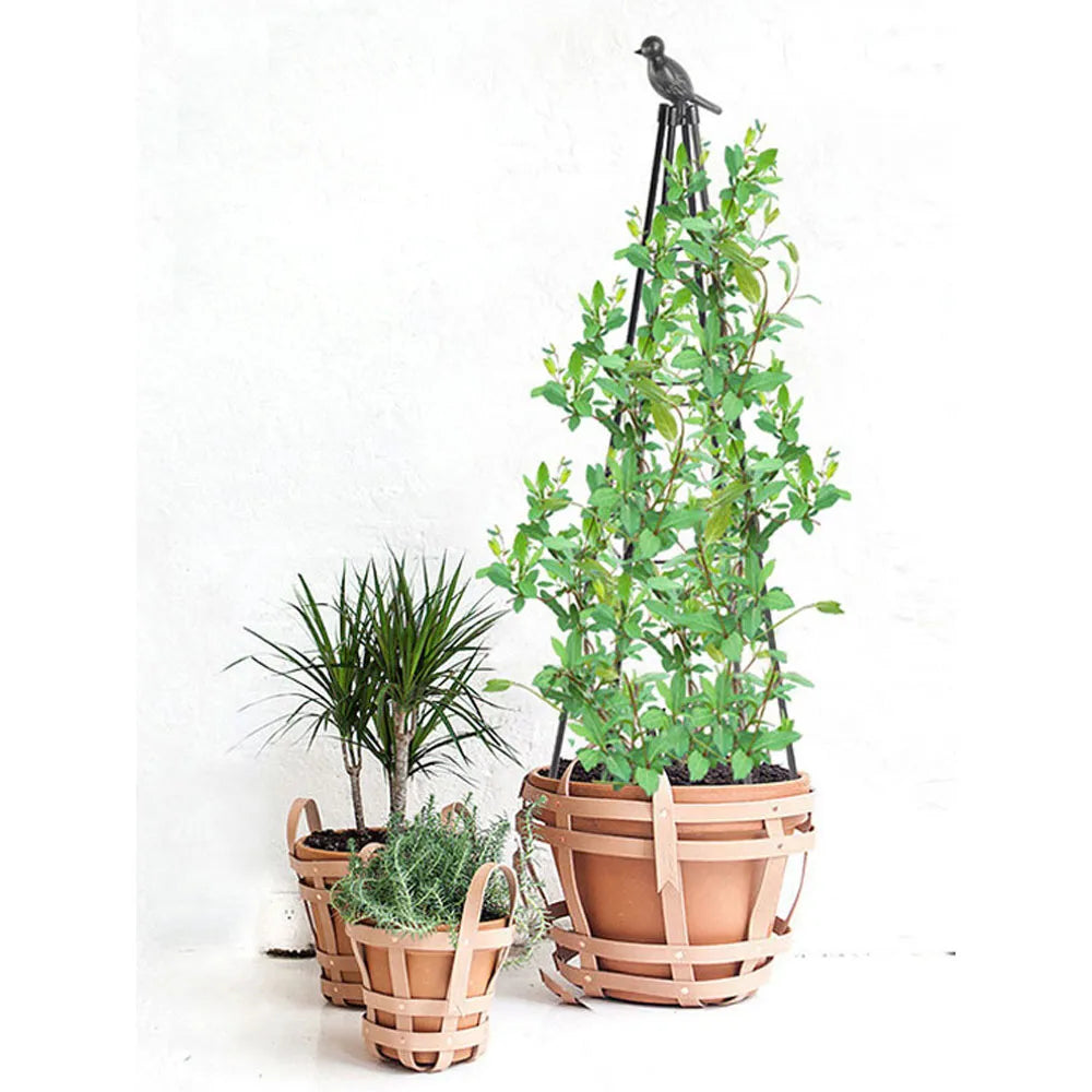 Plant Support Frame Outdoor Garden Metal Obelisk Climbing Plant Support Frame for Potted Flowers and Vegetables Trellis