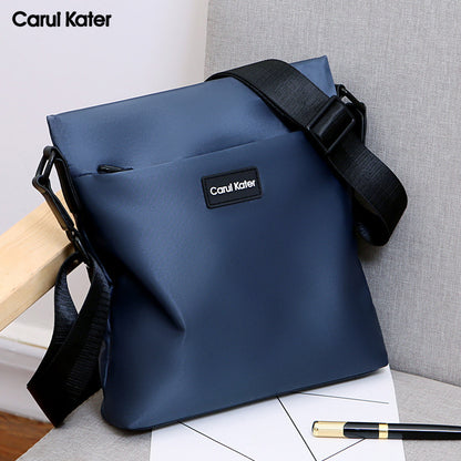 New backpack canvas bag men's bag backpack shoulder diagonal bag Oxford texture sports leisure cloth bag