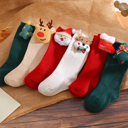 Socks Baby Accessories Girl Christmas Cartoon Animal Stuff For Newborns Girl Toddler New Baby Product Sock Infant Cotton Socks