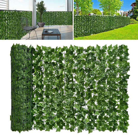 Artificial Ivy Fence Outdoor Garden Greenery Privacy Fences Panels Leaves Fence Yard & Garden Decors Backyard Hedge Decorations